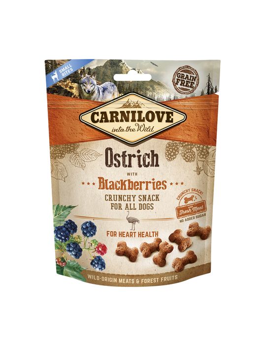 Carnilove Crunchy Ostrich with Blackberries godbit