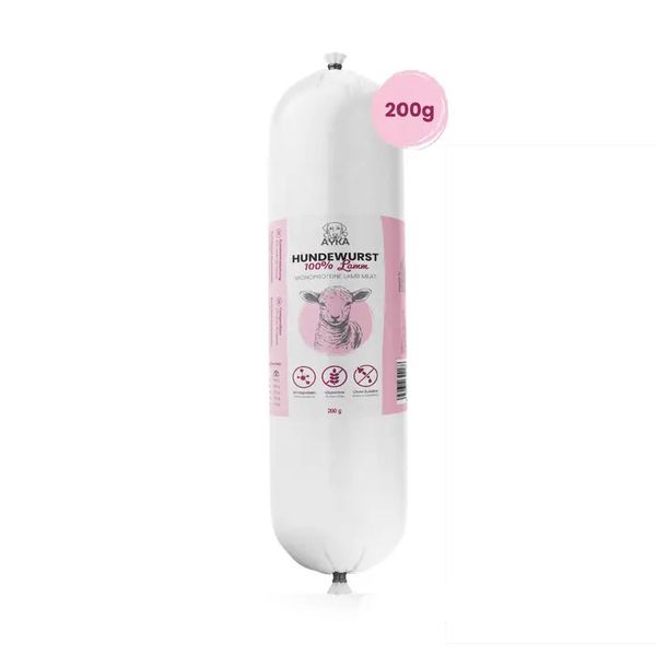Hovedbilde AYKA Dog Sausage Lamb - hundepølse med lam