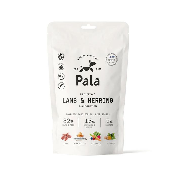 Pala Recipe #7 - Lamb & Herring Hundefôr