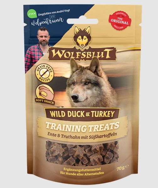 Hovedbilde WOLFSBLUT Wild Duck & Turkey Training Treats ...