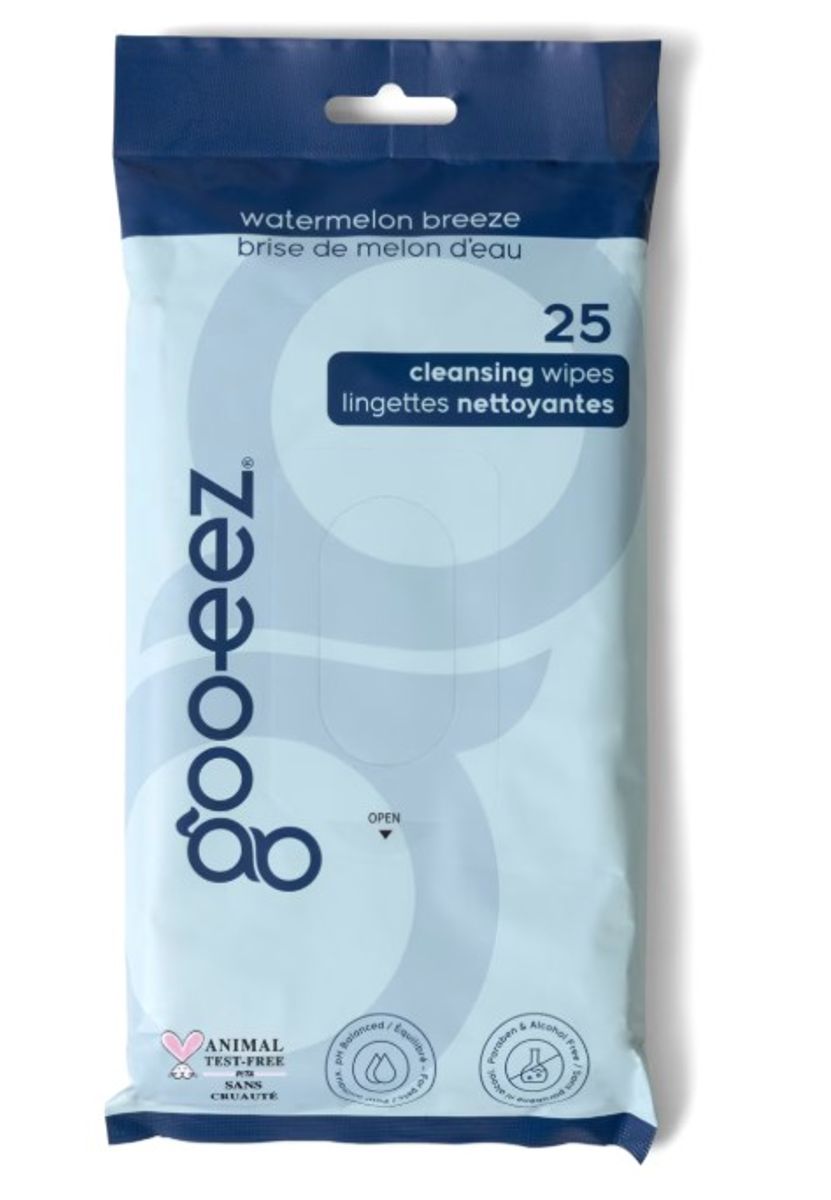 Goo-eez® Travel Size Cleaning Wipes Watermelon Breeze